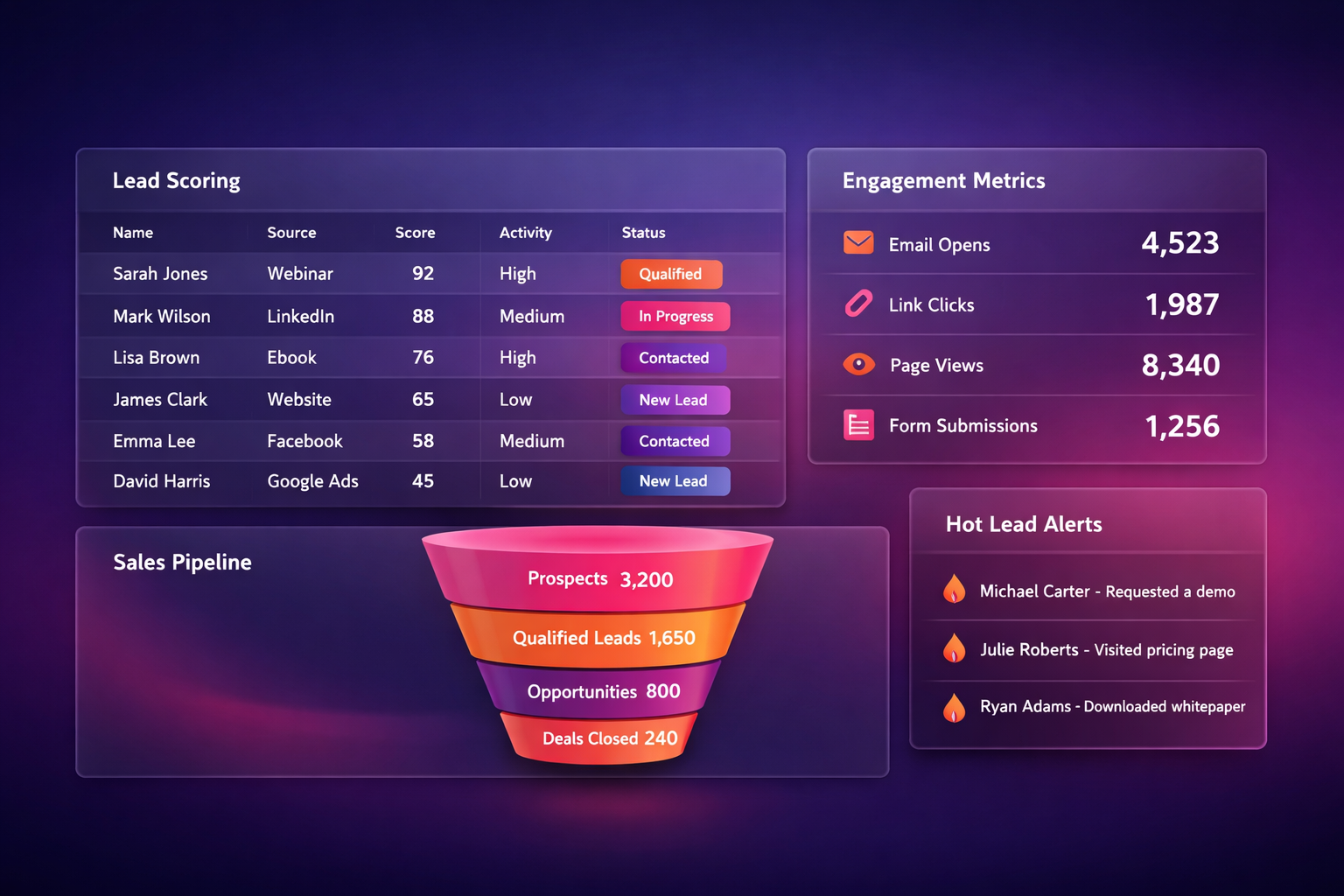 AI Lead Generation Dashboard